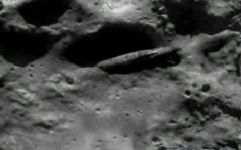 Resultado de imagen de ruinas en la luna google earth