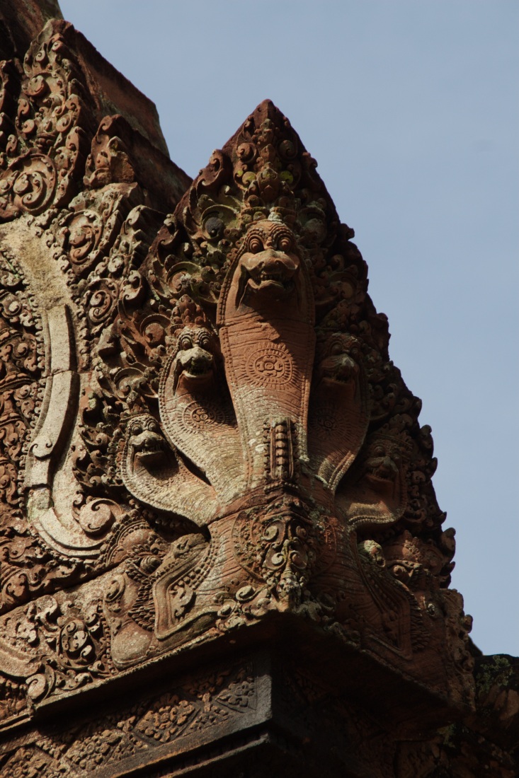 Detalle Serpiente. Banteay Srei 11