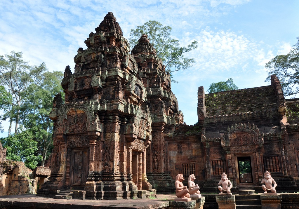 Torres Centrales. Banteay Srei 3