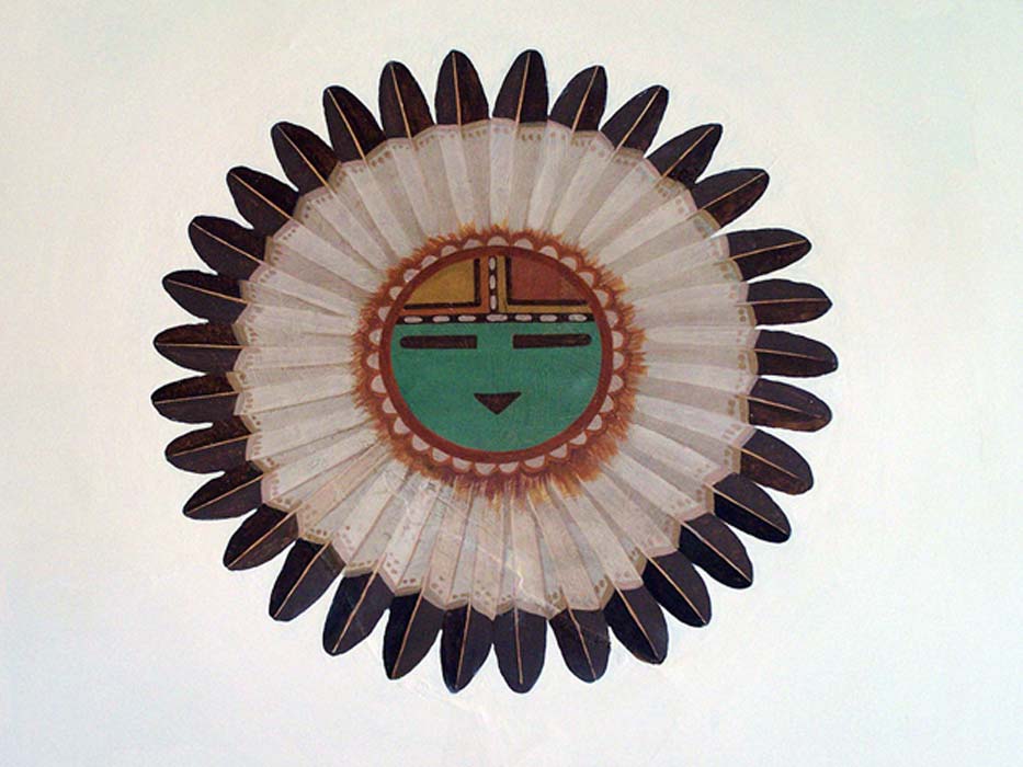 Pintura mural Hopi: Tawa, Espíritu del Sol y Creador en la mitología Hopi. (Public Domain)