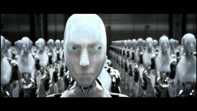 Escena de la película Yo, Robot