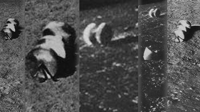 Fotos sonda Rusa luna 13 prueban existencia de artefactos alienigenas en la luna