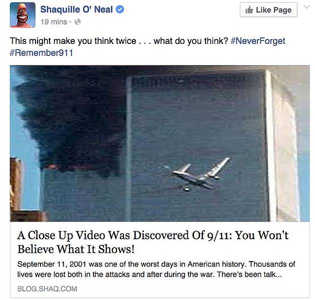 Shaquille O’Neal, ¿censurado por expresar su opinión sobre el 9/11?