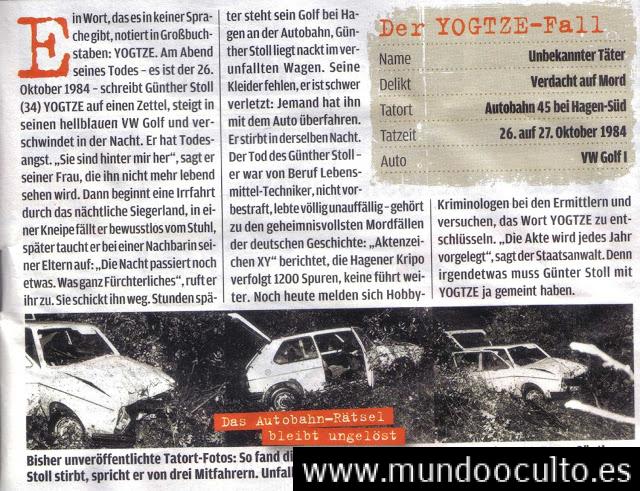 El enigmático caso de Yog'tze El enigmático caso de Yog'tze