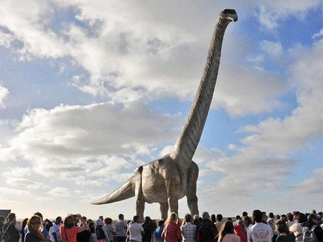 40 metros, 20 de altura y 80 toneladas: así fue el animal más grande del mundo