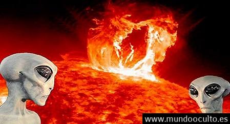 Extraterrestres controlan el sol y es usado como fuente de energía.