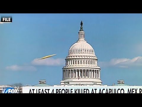 FOX NEWS graba en directo OVNI sobre Capitolio de los Estados Unidos