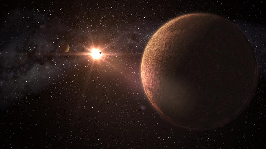 Consiguen identificar un sistema con tres planetas como la Tierra