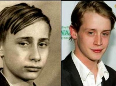 Estas 30 fotos de celebridades con sus dobles de otra época te darán escalofríos