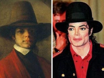 Estas 30 fotos de celebridades con sus dobles de otra época te darán escalofríos
