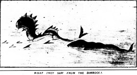La serpiente de mar «Dimboola», 1913