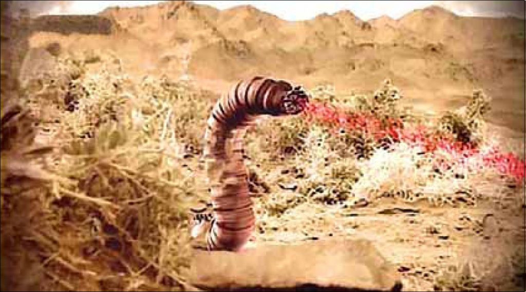 Misterioso monstruo eléctrico del desierto de Gobi