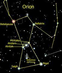 Orión y la gente que vino de las estrellas.