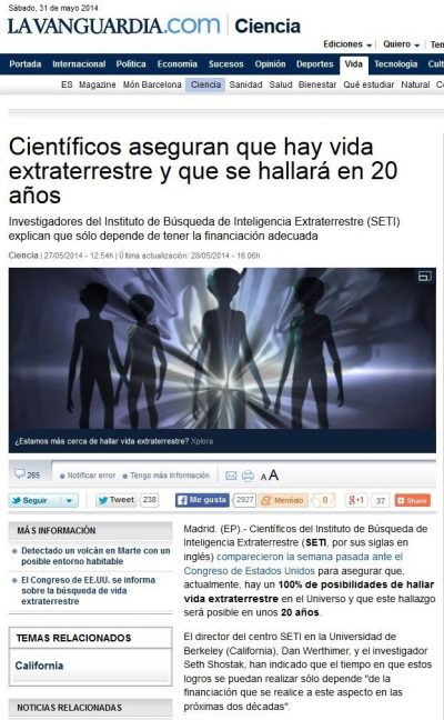 Se acerca un Falso contacto Extraterrrstre... ¿Que opinas?
