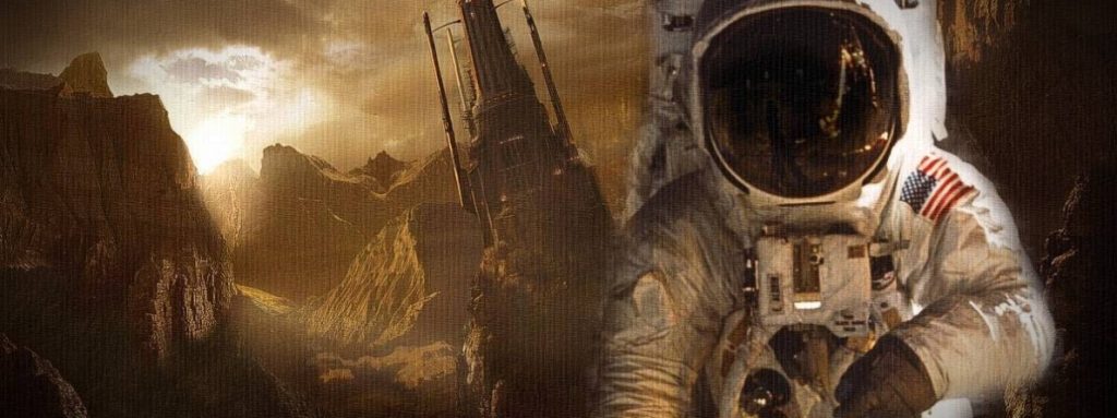 UFO: Increíble imagen de la nave espacial accidentada en Marte