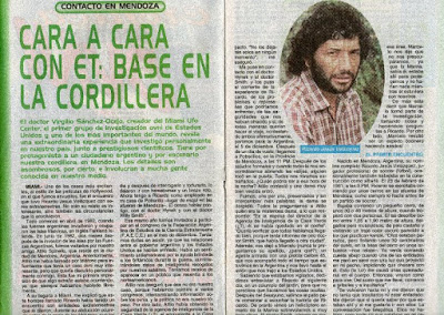 ¿Bases Extraterrestre en la cordillera de los Andes? Caso ufologico Argentino