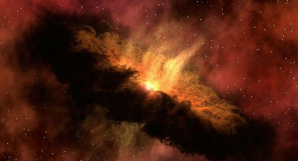 Astrónomos registran una intensa luz infrarroja de origen desconocido