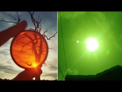 HAY UN OVNI GIGANTE CERCA DEL SOL VISIBLE CON FILTRO SOLAR?