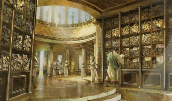 La Antigua Biblioteca de Alejandría…