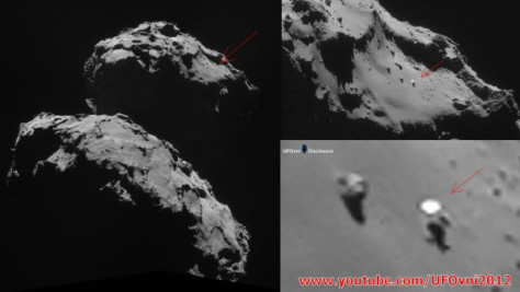 La misteriosa foto de la Sonda Rosetta