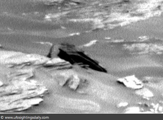 Encuentran un OVNI en una imagen de la Curiosity Rove en Marte que se asemeja a la nave de Star Wars
