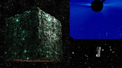 HAY NAVES EN EL INTERIOR DEL INMENSO CUBO CERCA DEL SOL