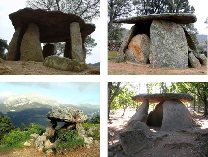 DOLMENES, CROMLECH, TÚMULOS Y MENHIRES