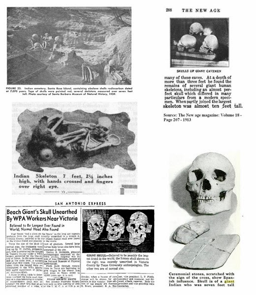 El Instituto Smithsonian admite haber hecho desaparecer esqueletos de lo que la biblia llama nefilim