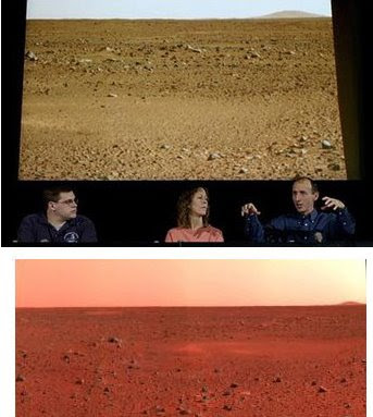 Marte no es tan rojo como la Nasa quiere que parezca Marte no es tan rojo como la Nasa quiere que parezca