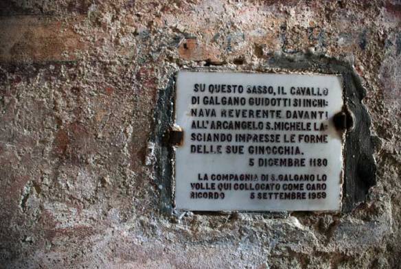 La espada de San Galgano, el Excalibur italiano La espada de San Galgano, el Excalibur italiano