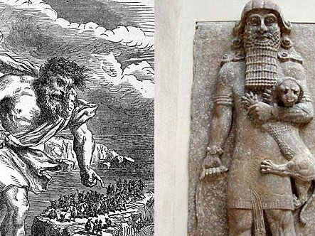 Gigantes encontrados en medio de los Rollos del Mar Muerto y la destrucción de los Nephilim