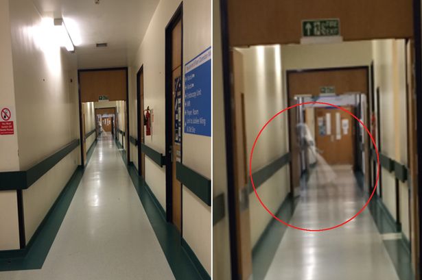 Una Supuesta Mujer Fantasma Tomada en Un Hospital en UK