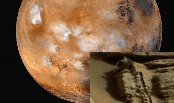 Dinosaurio fosilizado encontrado en el planeta rojo Dinosaurio fosilizado encontrado en el planeta rojo