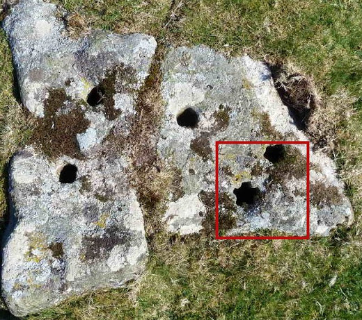 El agujero estrella de volda: Imposible para cualquier herramienta de la época prehistórica.