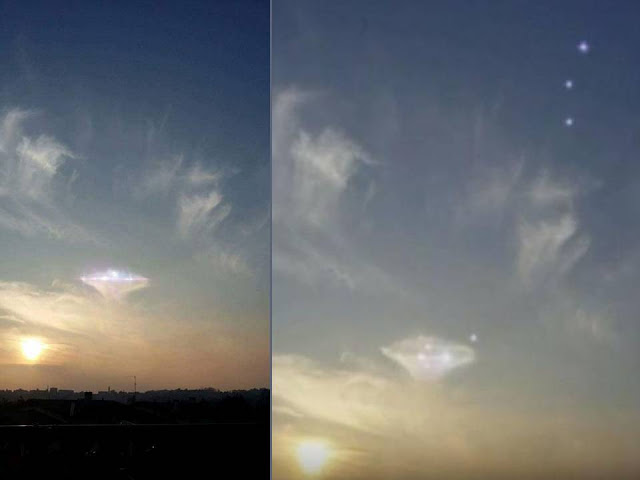 ¿Enorme Nave Extraterrestre o Fenómeno Meteorológico, Cumulonimbos en Lecco, Lombardía, Italia?