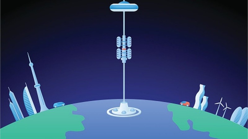 Construir un elevador de la Tierra a la Luna es posible, dicen científicos Construir un elevador de la Tierra a la Luna es posible, dicen científicos