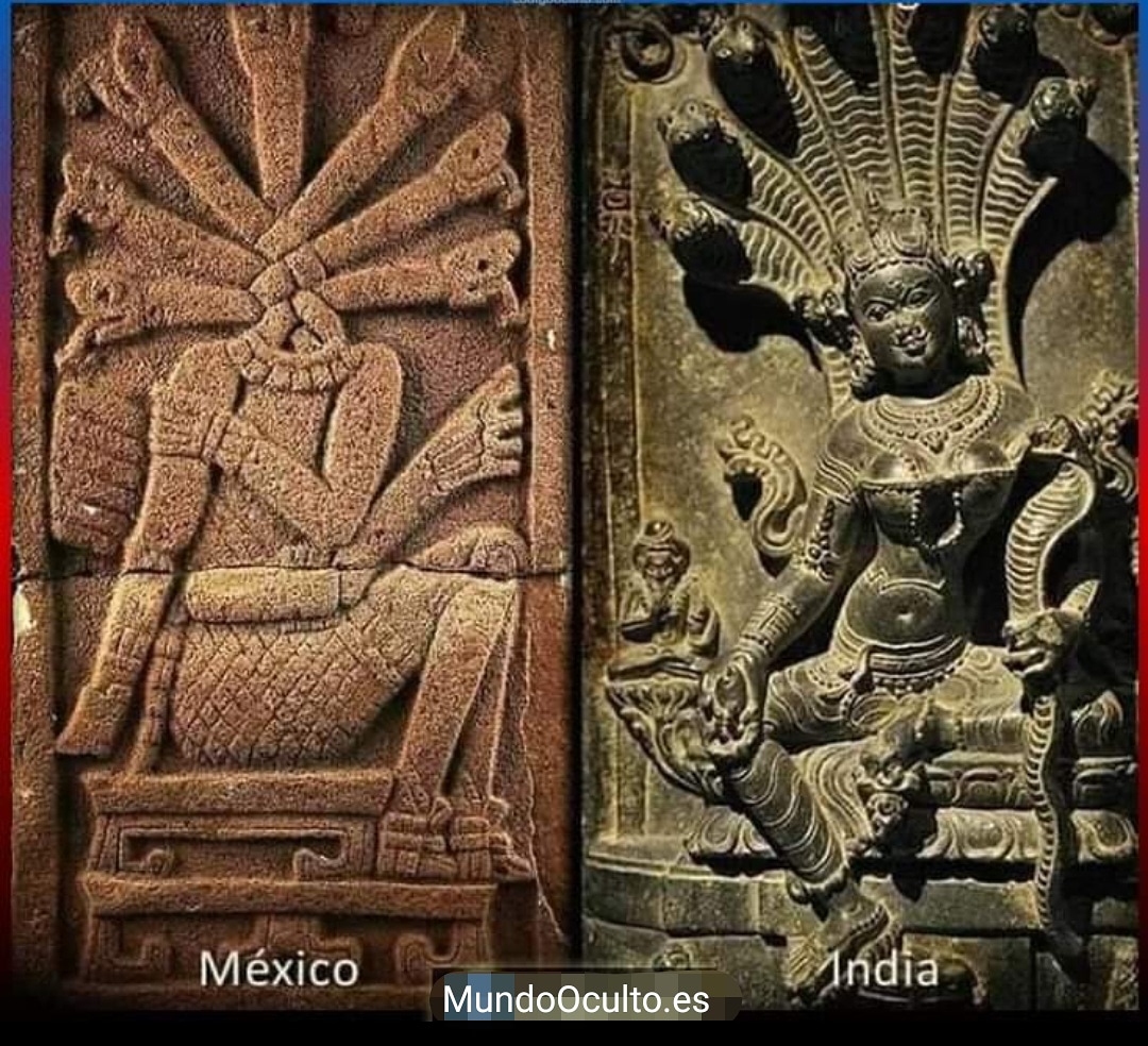 No es solo una coincidencia, es una misma manifestación entre culturas antiguas separadas por miles de kilómetros y por muchos años.