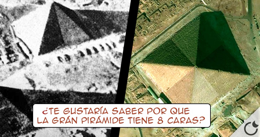 La grán pirámide tiene ¿8 CARAS? Descubre el “EFECTO RELÁMPAGO”