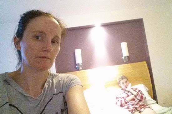 Se tomó una #selfie y apareció el ángel de su hija semanas antes de morir de cáncer #Fotos Se tomó una #selfie y apareció el ángel de su hija semanas antes de morir de cáncer #Fotos