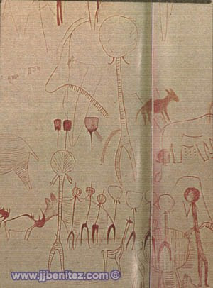 Astronautas en Africa durante la edad de piedra