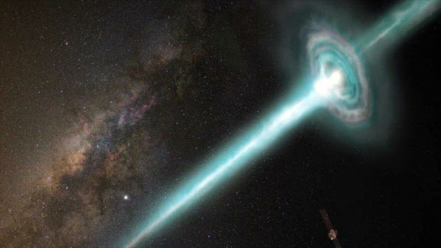 Registran la luz más brillante del universo observado desde Tierra