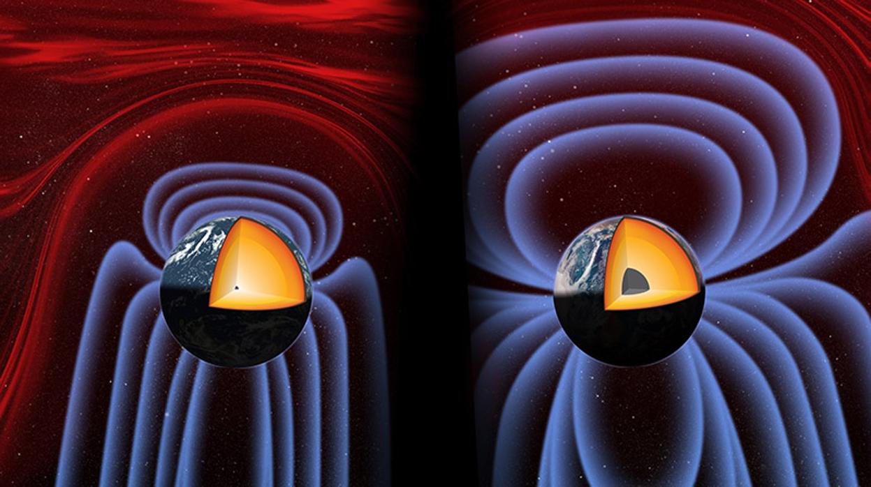 El campo magnético de la Tierra nació del cataclismo que creó la Luna