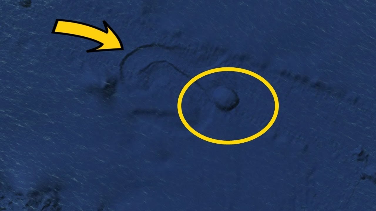 EXTRAÑO OBJETO CIRCULAR EN EL OCEANO PACIFICO
