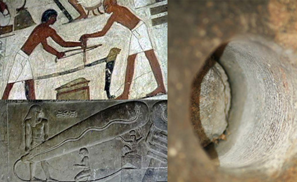 ¿Herramientas comunes o una antigua y misteriosa tecnología? ¿Cómo perforaban y cortaban el granito los antiguos egipcios?