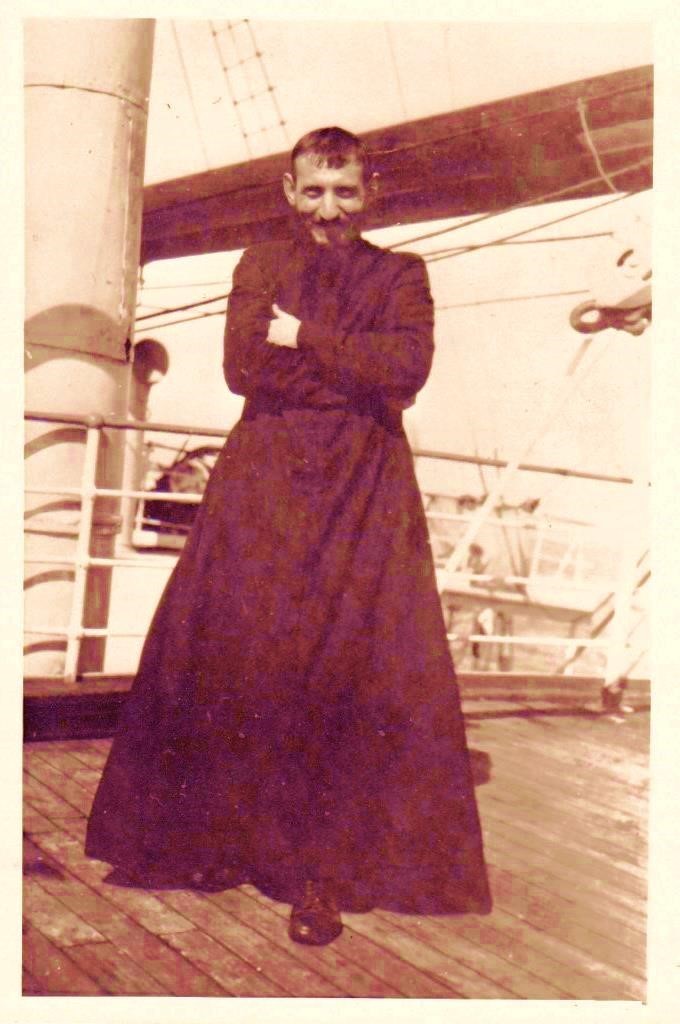 Temprana fotografía de Carlos Crespi, retratado en 1926