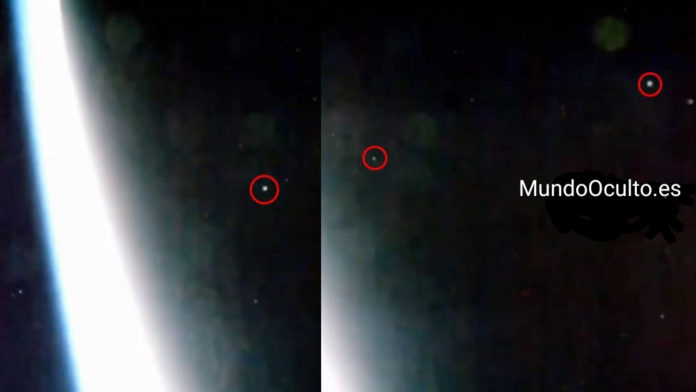 estacion espacial captura una evacuacion masiva de ovnis desde la tierra