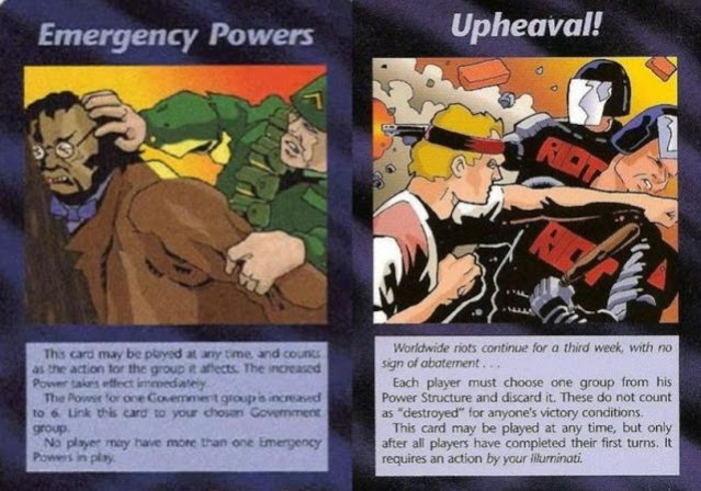 La predicción del juego de cartas Illuminati de 1995 que se ha convertido en la realidad de hoy.