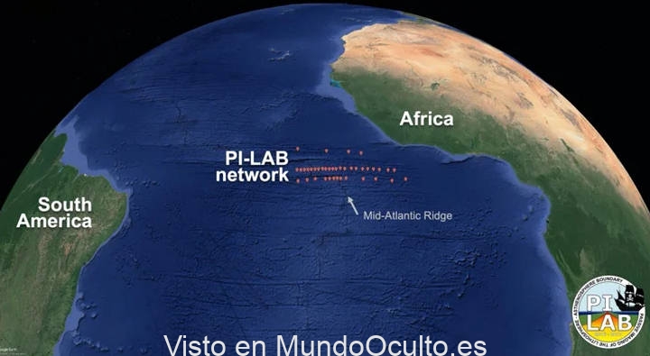 Se desplegaron 39 sismómetros en el fondo oceánico a través de la cordillera del Atlántico medio como parte del experimento