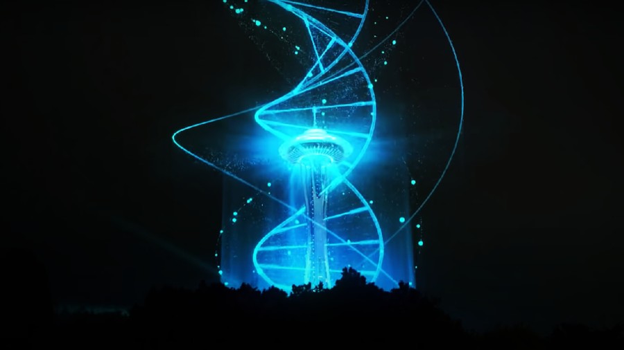 Evento Blue Beam de año nuevo 2021 en Seattle
