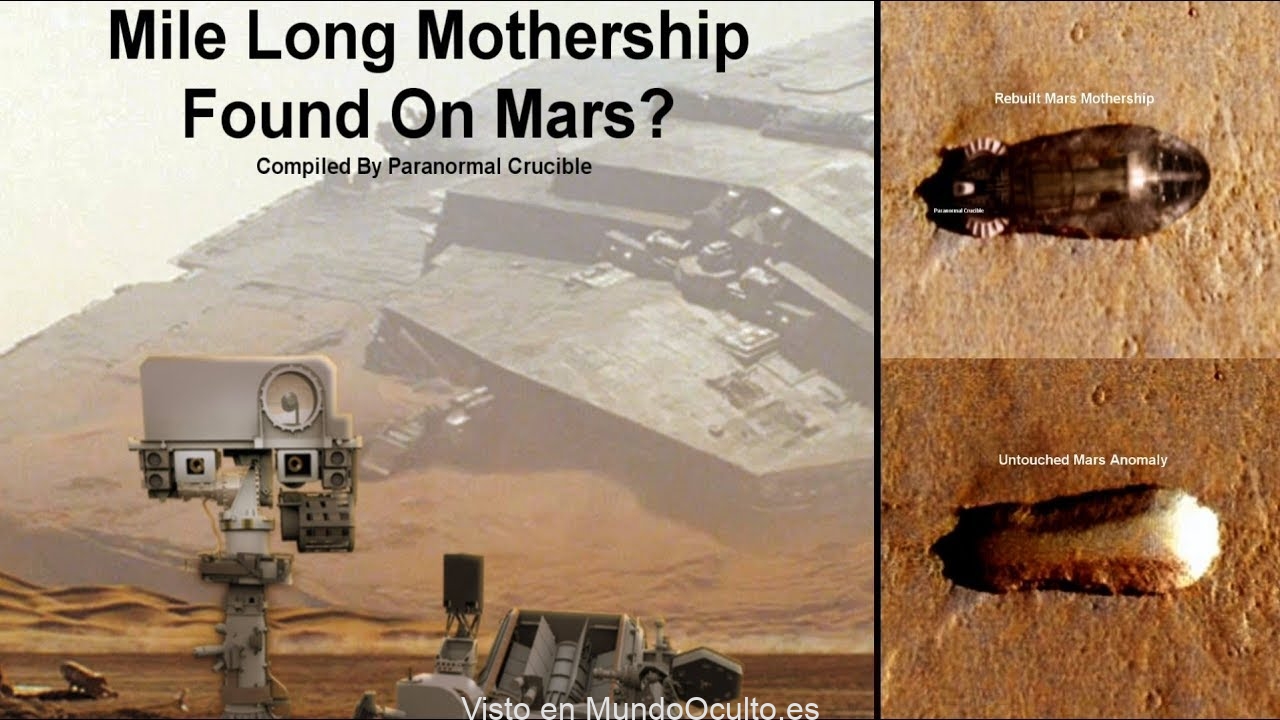 Cazadores de Ovnis afirman encontrar «nave nodriza alienígena» en Marte (Vídeo)